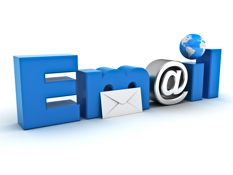 Styled word e-mail with an @ style instead of the a